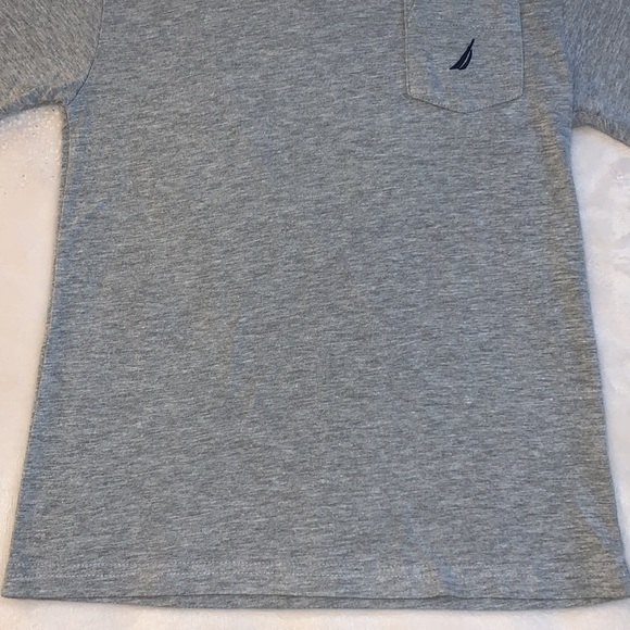 Nautica Boys Gray Long Sleeve Shirt 8 EUC - Picture 5 of 11